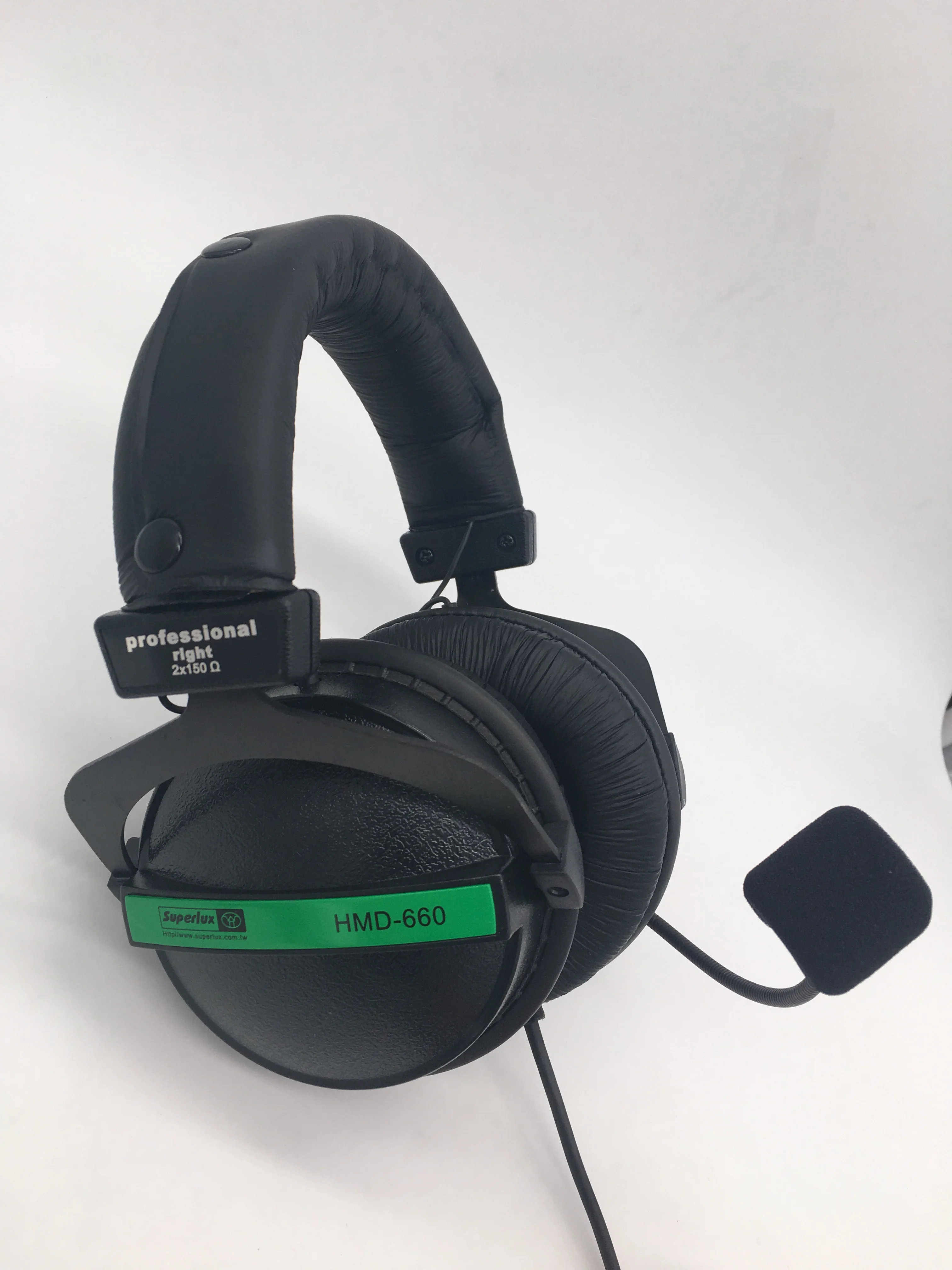 Профессиональные стереонаушники Superlux HMD660E с динамическим микрофоном для прямой трансляции, диджейской музыки, настольной видеоконференции