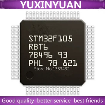 

4PCS STM32F105RBT6 STM32F105 LQFP64