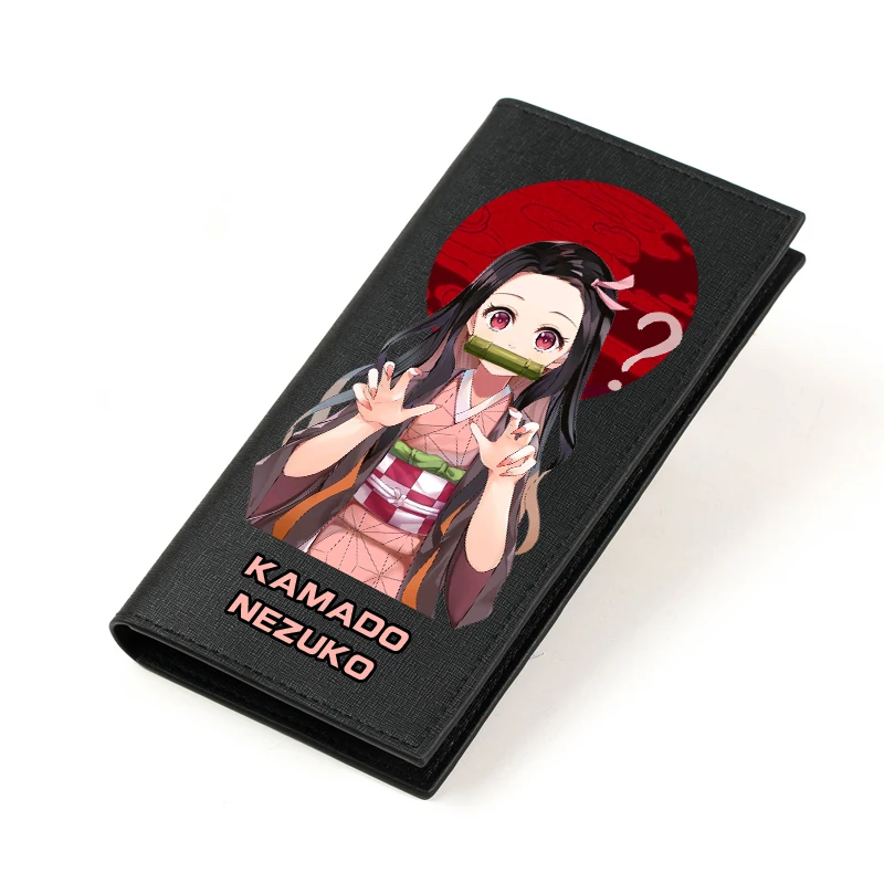 Аниме Кошелек Demon Slayer с принтом мужской женский кошелек из искусственной кожи короткие зажимы для кошельков держатель для карт сумка для денег для подростков студентов - Цвет: Style-14