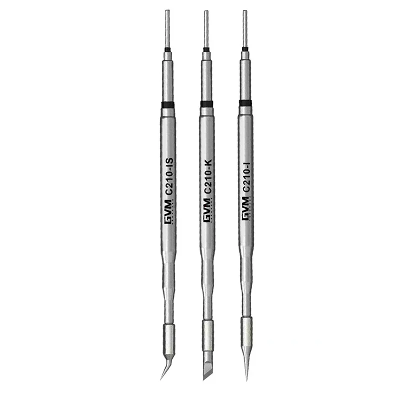 

GVM-C210 Cartridges Universal C210 Soldering Iron Tips Welding Nozzle Compatible For JBC Sugon T26 Soldering Station TOOL