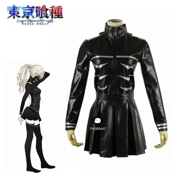 

Tokyo Ghoul Kaneki Ken Fight Uniform Dress Outfit Anime Cosplay Costumes Tops+Skirt+Socks