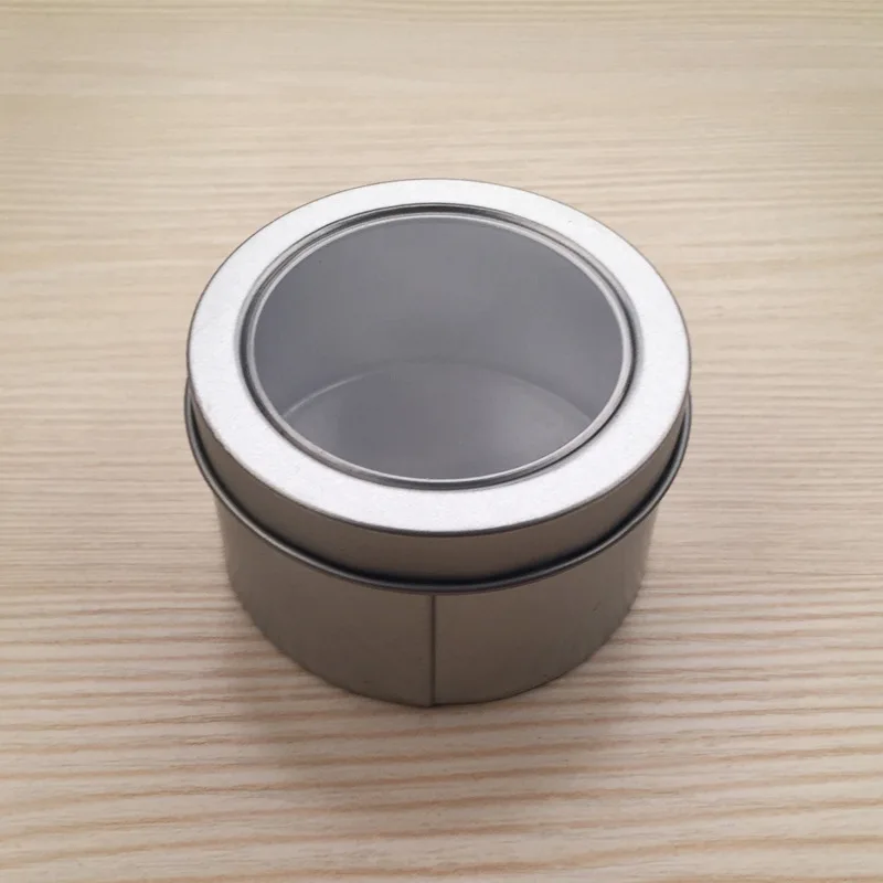 Sliver 5 цветов Мини жестяная коробка для хранения чая портативный круглый металлический чехол для свадьбы коробка для конфет упаковка Органайзер Контейнер - Цвет: Sliver