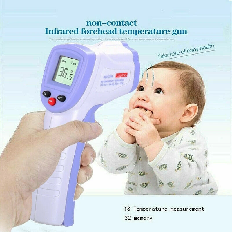 

Digital Forehead Thermometer Digital Infrared Body Temporal Thermometer Accurate Instant Readings Temperature with LCD Display