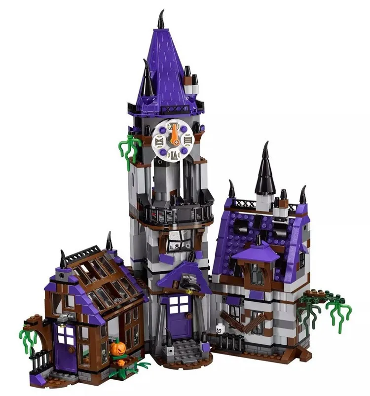 

IN STOCK 10432 Scooby Doo Mysterious Ghost House 860pcs Building Block Toys Compatible 75904 Blocks For Children gift