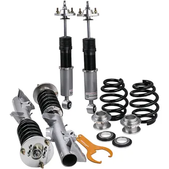 

24 Ways Adjustable Coilover Suspension For BMW E36 3s M3 318i 323i 325i 1990-98 318 323 325 328 Struts Springs Grey Suspension