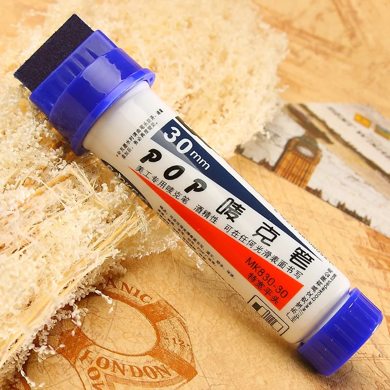 Permanent Marker Pen 30mm Art Graffiti POP Pens Large Capacity Fast Dry Waterproof For Poster Paint Brush Advertising Whiteboard permanent marker pen white marker pens marker pens permanent marker permanent markers paint marker pen markers pen art marker pens art markers paint marker pens