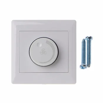 

220V Adjustment Ceiling Fan Speed Control Switch Wall Button Dimmer Switch