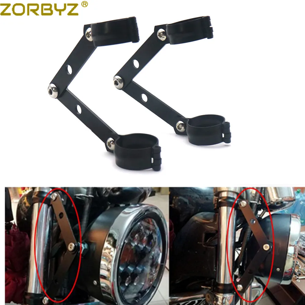 ZORBYZ 34 мм 60 черный металлический Регулируемый индикатор фары Монтажный кронштейн