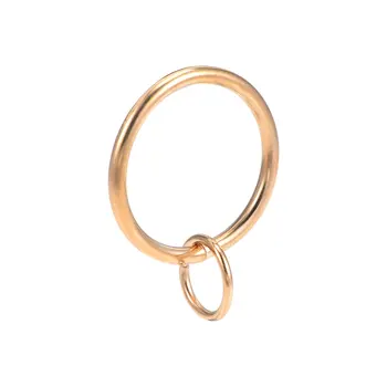 

uxcell 7 Pcs Curtain Rings Metal 32mm Inner Dia Drapery Ring for Curtain Rods Gold for Holding Curtains and Window Curtains