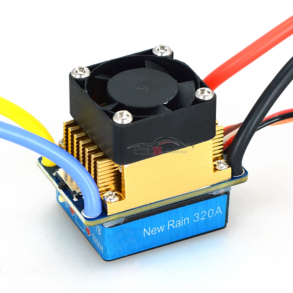 RC Car Parts Remote control Crawler Model Cars 320A brushed ESC Speed Controller with Cooling fan Adjustable