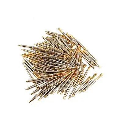 

100 x CSP-5D Spherical Radius Tip Spring Test Probes Gold Tone
