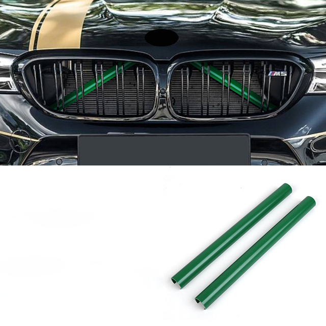 Front Grille Trim Strips For BMW 5 6 7 series G30 G31 G32 6GT G11 G12 Z4 G29 2017 2018 2019 2020 2021 Accessories Stickers