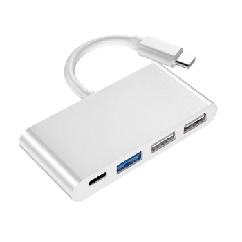 

USB Type C Hub Adapter Splitter for MacBook Pro Air Dell Hp, USB C to Multiple USB Port and USB Power Delivery USB C PD
