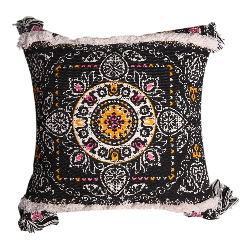 1PC Cushion Cover-E Креативный чехол для подушки, декоративный чехол для дивана, стула, геометрический чехол для подушки, Рождественская наволочка с кисточкой - Цвет: 1PC Cushion Cover-E