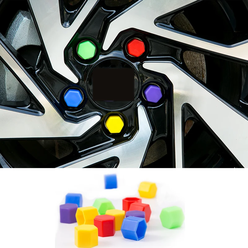 

Hub Screw Cap Colour Protective Cover Tyre Refitting Rust Proof Dust Cover For Mazda 3 Axela 2019 2020 Car Accessories