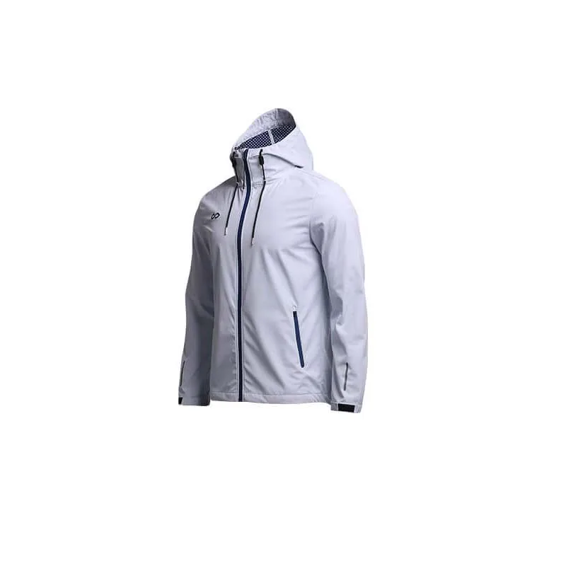 Xiaomi Mijia CIKERS мужская непромокаемая спортивная куртка защита от ветра, от дождя Повседневная приталенная повседневная спортивная куртка с капюшоном - Цвет: White L