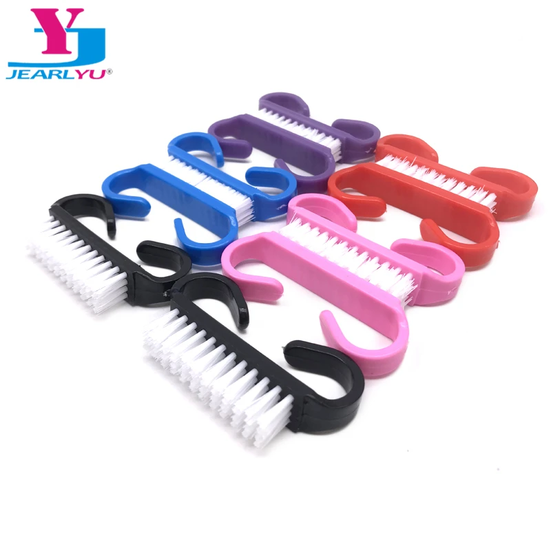 50Pcs/lot UV Gel Nail Art Plastic Cleaning Brush Finger Care Dust