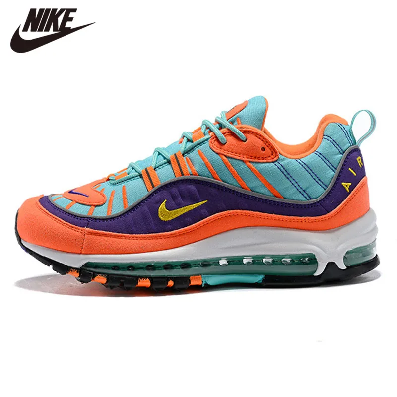 Nike Air Max 98 кроссовки мужские кроссовки Ретро Спорт Открытый увеличенный тренировочный Спортивный обувь хит продаж 924462-800