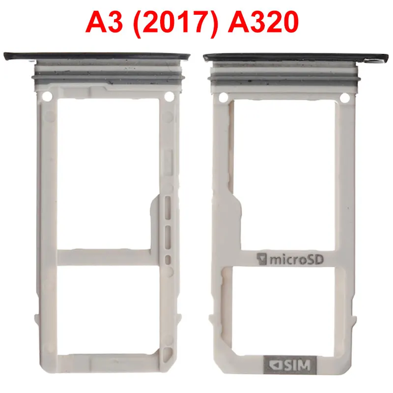 Модуль гнезда для считывателя sim-карт для samsung Galaxy A3() A320 держатель sim-карты слот адаптер запасные части