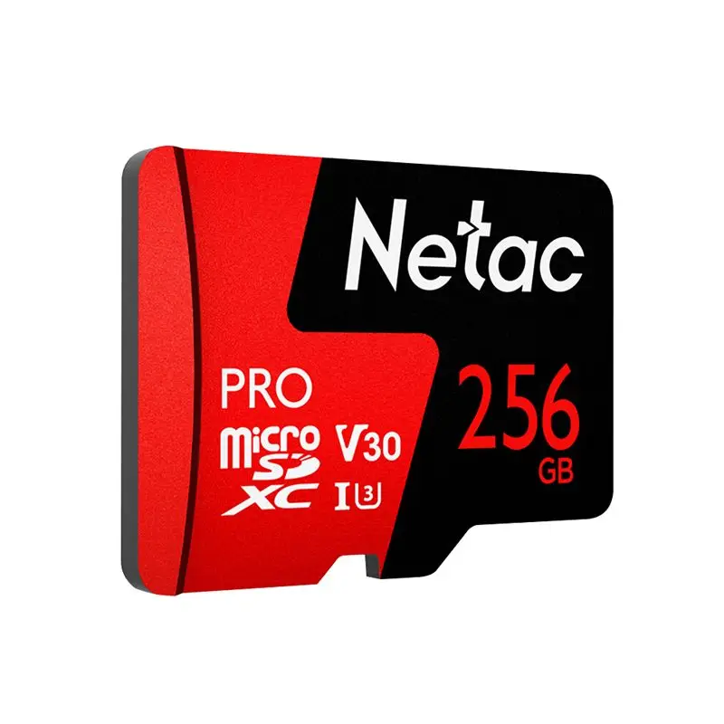 Netac P500 Pro Micro SD Card 64 Гб/128 ГБ/256 ГБ V30 UHS-I U3 100 МБ/с. 4K флэш-памяти SD карты памяти TF карта для смартфона/монитор