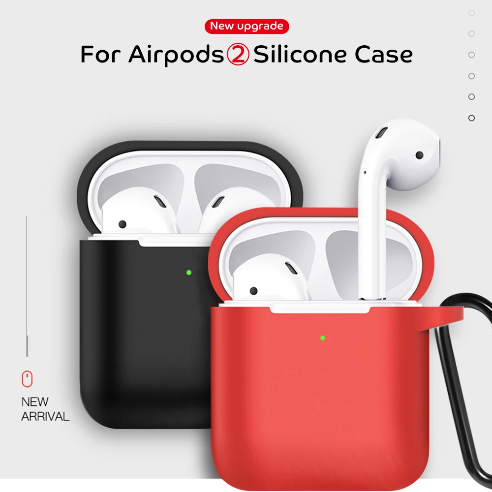 Симпатичный подарок, 7 шт. набор, силиконовый чехол s для Airpods 2nd, защитный чехол для наушников, чехол для Apple airpods2, ударопрочные аксессуары