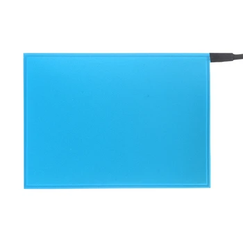 

105mm x 148mm EL Panel Electroluminescent Sheet Neon Sheet + Actuator 12V Blue