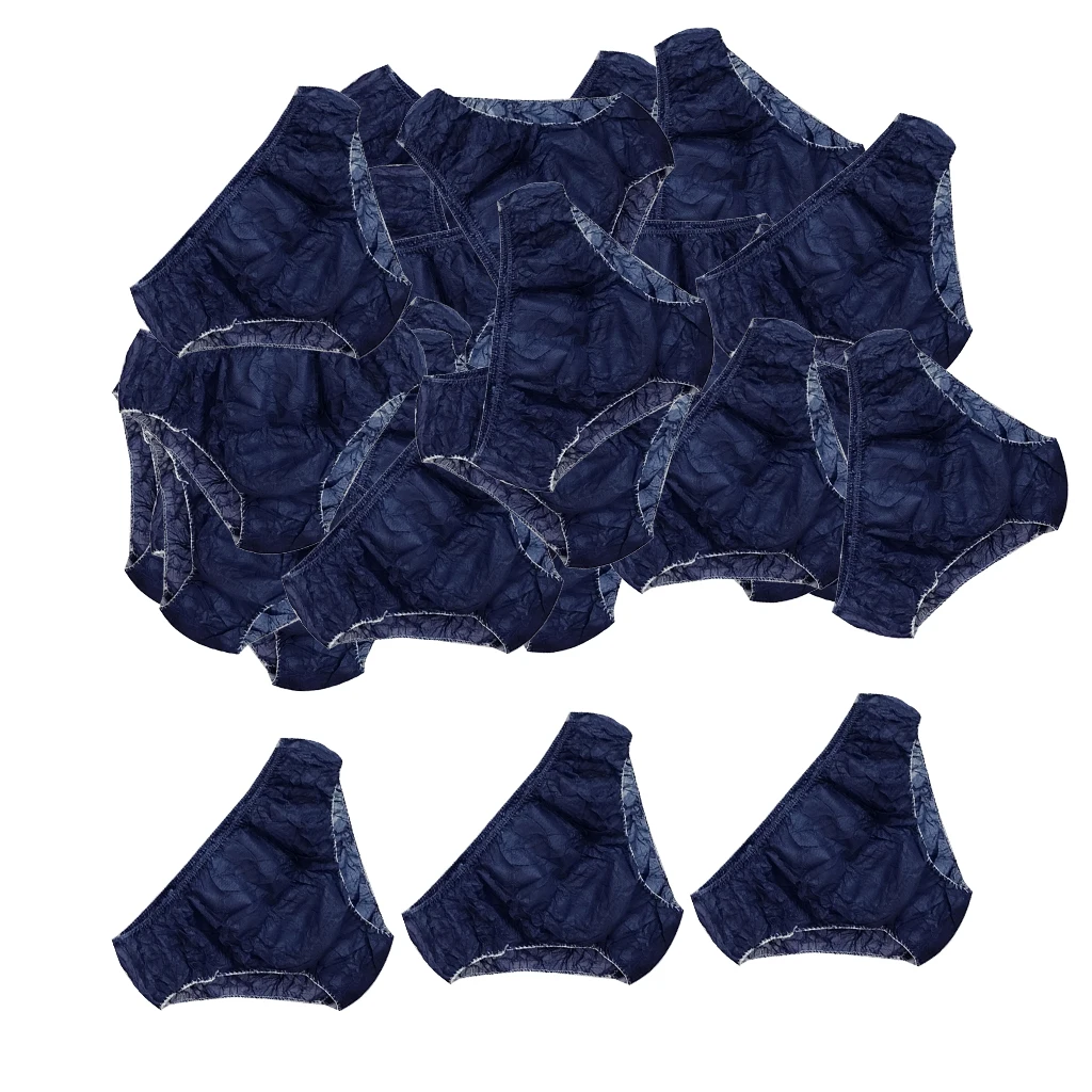 150 Pieces Nonwoven Disposable Panties for Women & Girls, Postpartum Incontinence Underwear, Travel Spa Paper Briefs