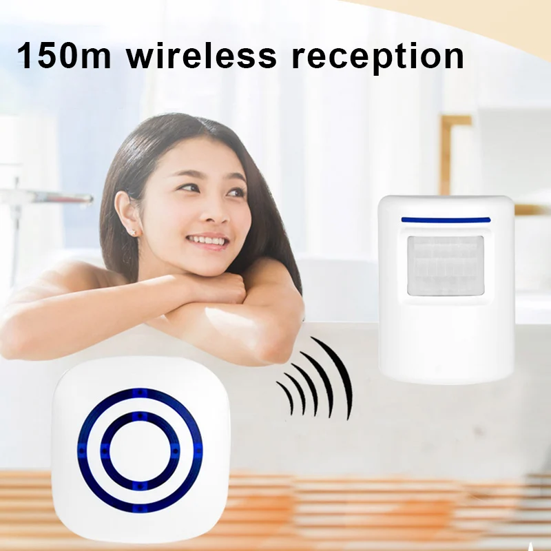 

Newly Wireless Doorbell Plug and Play Waterproof Door Bell Mini Door Bell Long Range Wireless Door Bell XSD88