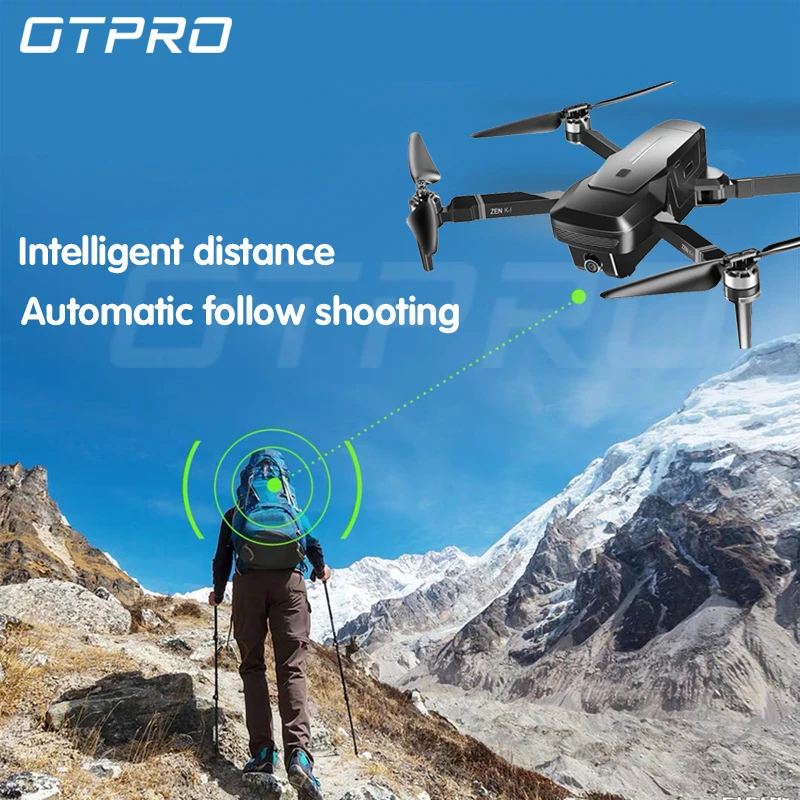 Беспилотный Квадрокоптер OTPRO с камерой 1080P Wi Fi GPS 5 МП бесщеточный мотор от