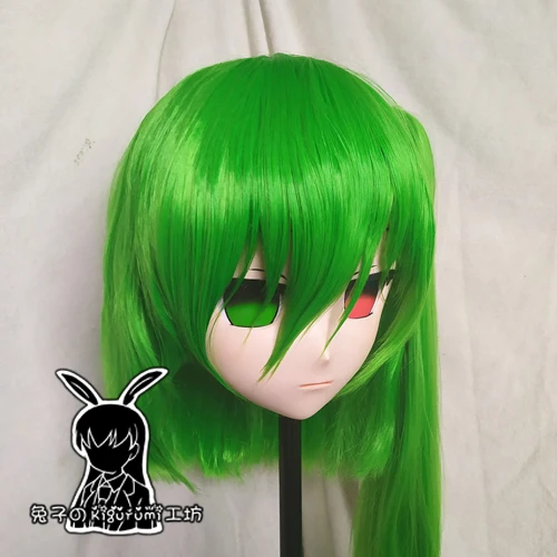 Кролик 39) Полная Голова переодевание Красивая Девушка BJD кукольная маска TouHou проект Мультфильм Япония Аниме реалистичный силиконовый Daiyousei Co
