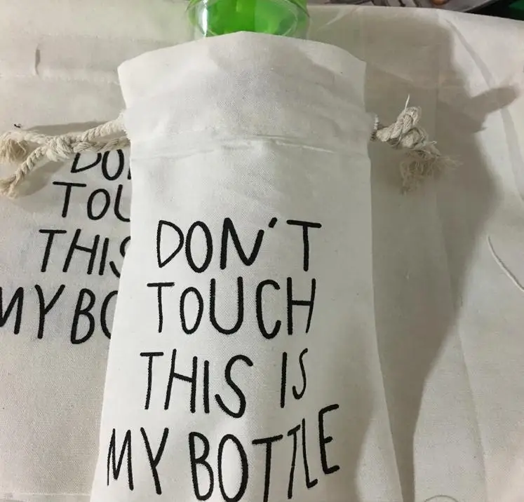 MY Bottle Лидер продаж модная сумка для хранения с надписью холст открытый стеклянная чашка bei dai от производителя