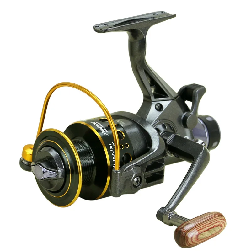 

3000-6000Series Spinning Fishing Reel 5.2:1/5.0:1 Double-loading Front and Rear Brakes Reel Sea Fishing Wheel Carp Fishing Gear