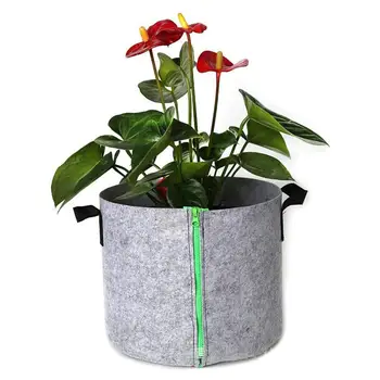 

1PCS Grow Bags Breathable Non-woven Fabric Flower Pots Potato Tomato Strawberry Vegetable Fruit Plant Garden Planter Bag Handles