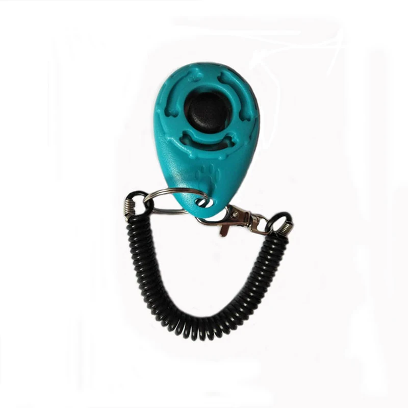Тренировочный кликер для собак пояс тренировки регулируемый звуковой брелок и
