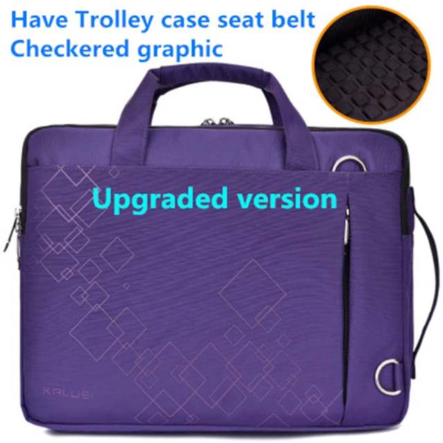 purple2 Новая водонепроницаемая сумка для ноутбука 1" 14" 1" 15,6" для Macbook Air Pro1" сумка на плечо для lenovo hp ASUS acer сумка для ноутбука сумка-мессенджер - Цвет: purple2