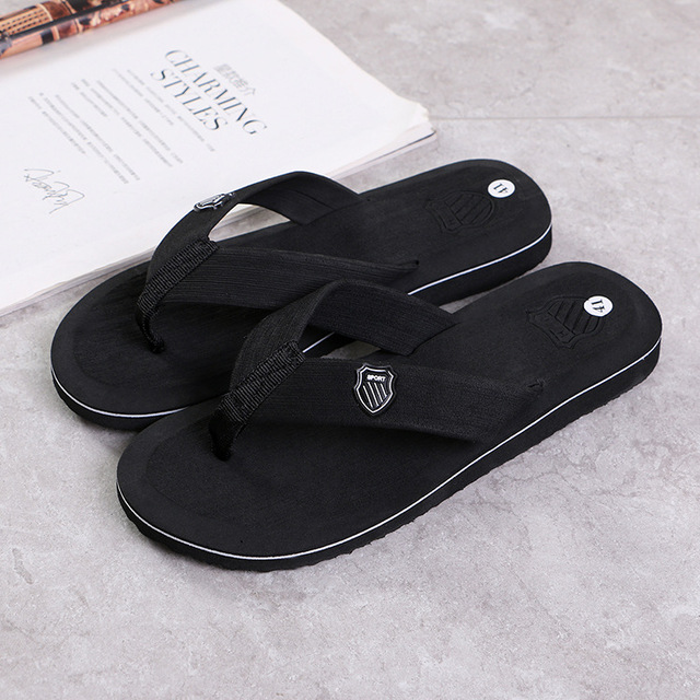 Summer Flip Flops Beach Sandals Anti-slip Casual Flat Shoes High Quality Slippers