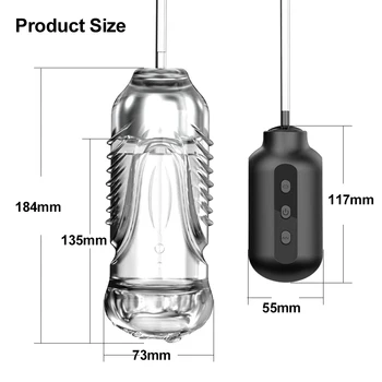 Electric Male Masturbator Cup for Men Sucking Vibrator Penis Stimulation Realistic Vagina Pussy Blowjob Oral Adult Sex Toys Tool 4