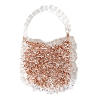 

Pure Crystal Ring Handbags Beaded Bags Women's Handbags and Wallets