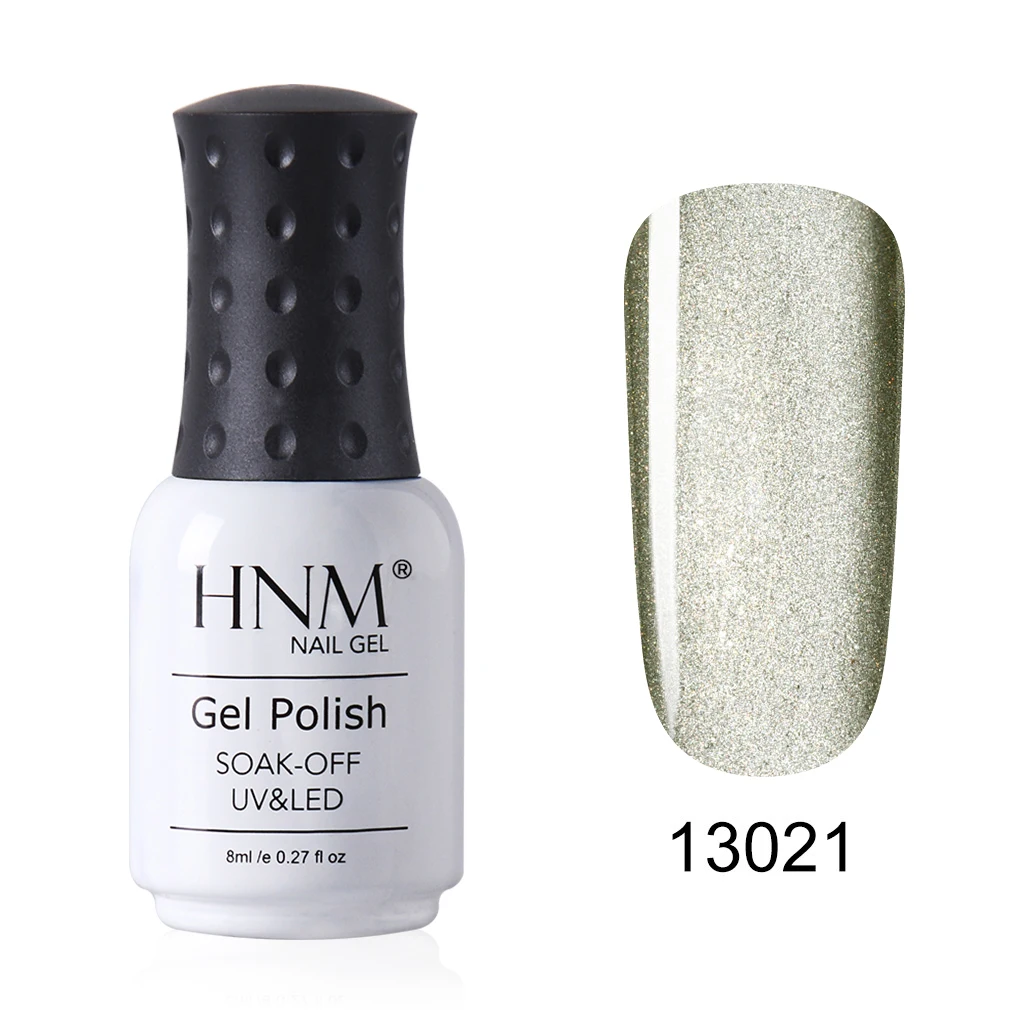 HNM 5D Гель-лак для ногтей кошачий глаз, грунтовка, замачиваемый УФ-светодиодный Гибридный лак для тиснения, лак для лака, Полуперманентная краска, 8 мл - Цвет: 13021