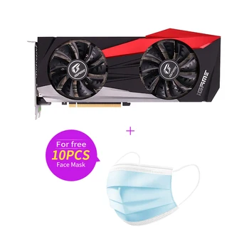 

Colorful iGame GeForce RTX 2080 CH Graphic Card GDDR6 8G+10Pcs Disposable Face Mask 3 Layers Mask Non-woven Disposable Anti-dust