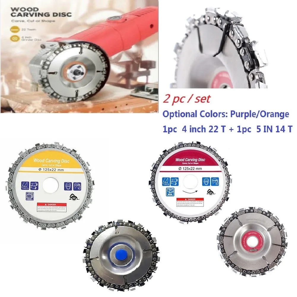 Angle Grinder Disc 22/14 Tooth Alloy Accessories Culpting Saw Blade Chain 