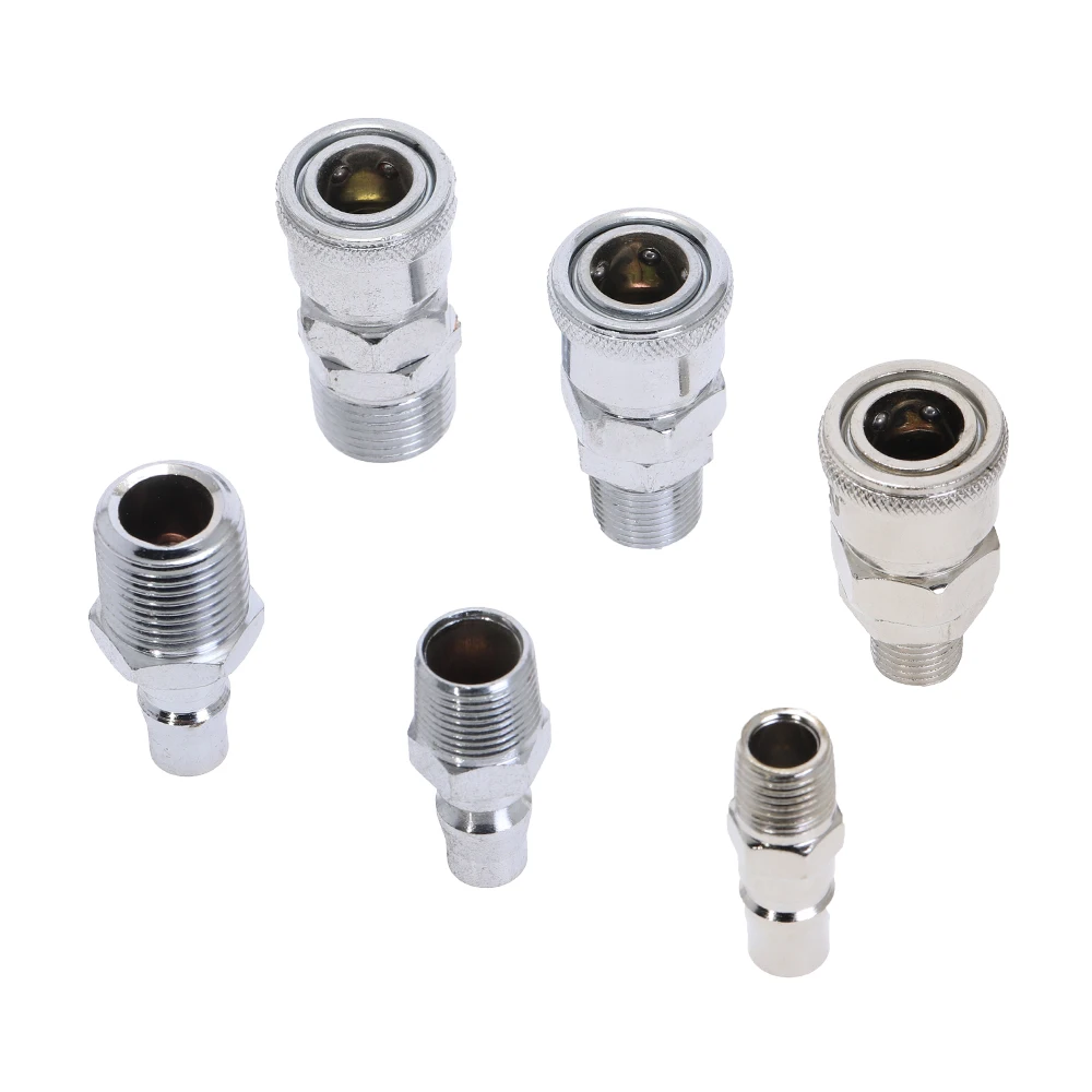 Pneumatic fitting C type Quick connector SM PM 20 30 40 High pressure coupler work on Air compressor Hose Plug Socket Connector