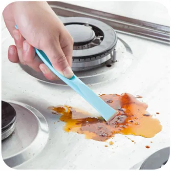 

Kitchen Gas Stove Table Decontamination Double-headed Scraper Gap Stain Decontamination Shovel Can Opener Kitchen Utensils