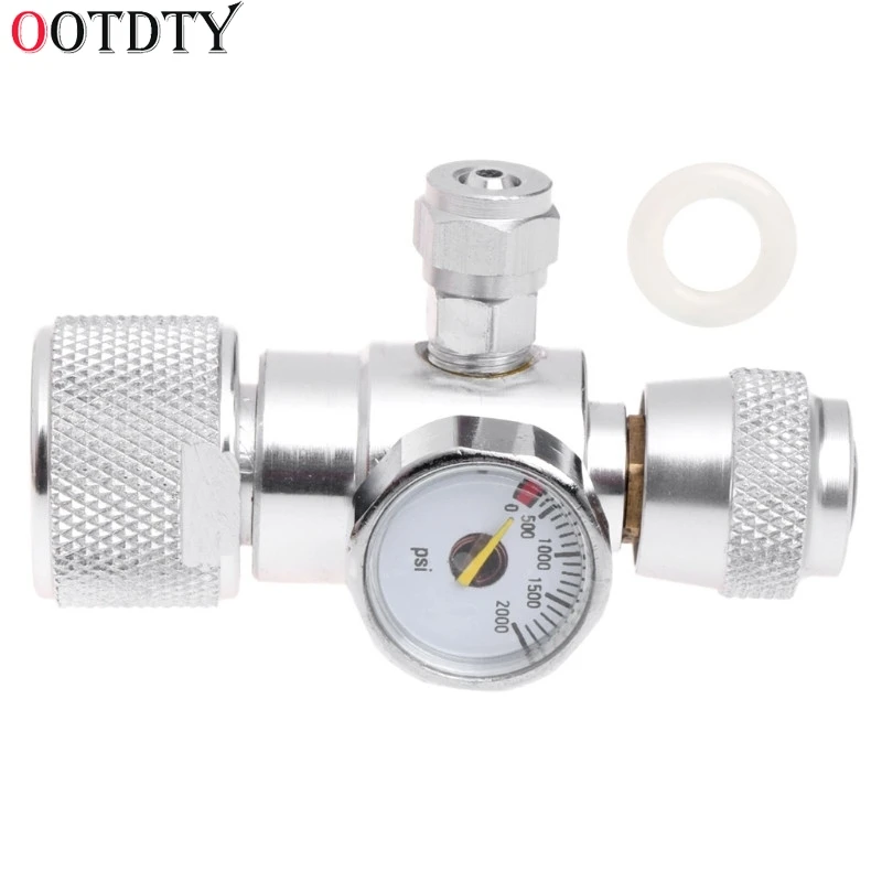 Co2 Давление датчик JIS m22-14 регулятор манометр более 1500PSI цилиндр клапана редуктора