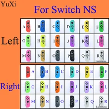 

YuXi Silicone Rubber Skin Case Cover For Nintend Switch Joy Con Controller For Nintendo switch NX NS Joycon Grip