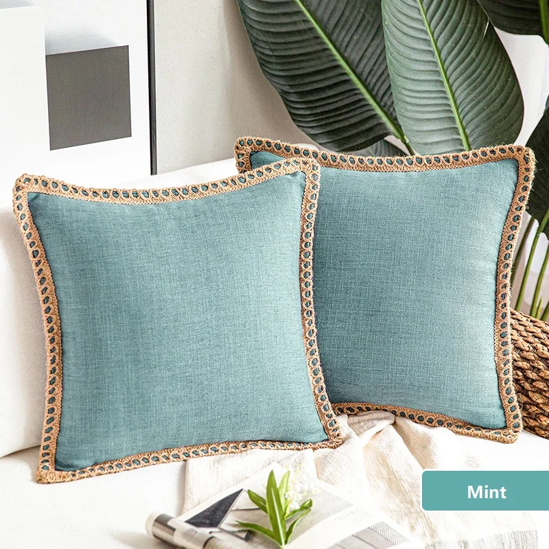 Tassels Style Cushion Cover Pillow 45x45cm 50x50cm Case Set AliExpress