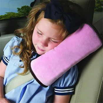 

New No Logo Seat Back Protector Baby Side Sleeper Pillow Safety Protect Shoulder Pad Seat Belt Cushion Protect Neck DW878183