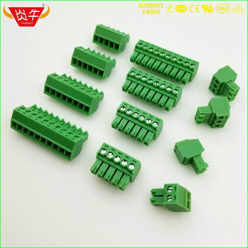 Автомобильная Клеммная колодка KF2EDGK 3 5 2P ~ 12P PCB PLUG IN 15edgk мм 2PIN 12PIN MC 1 5/ 2 ST 1840366 PHOENIX
