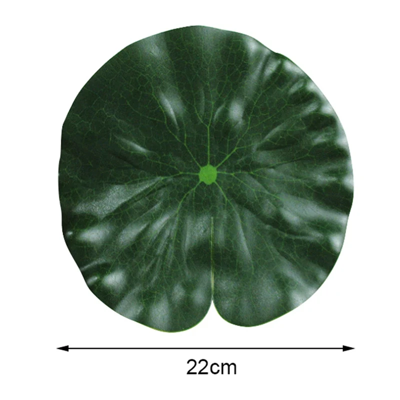 1 шт. Искусственный Поддельный лотос лист имитация водяного лилии лист плавающий цветок садовый бассейн, пруд орнамент украшение дома Craetive