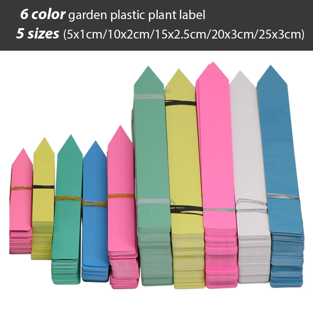 Garden Plant Labels Flower Succulent Bonsai Seedling Mark Card 5 Sizes